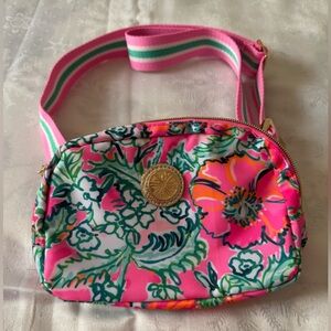 lilly pulitzer women’s Floral Pink Crossbody Bag